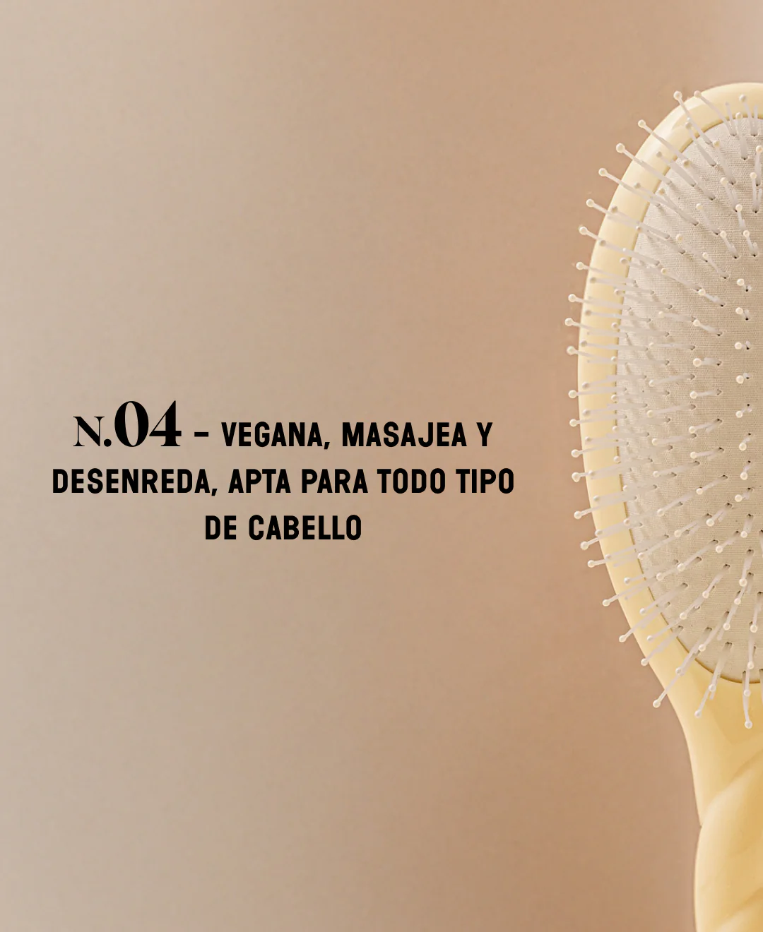 N.04 La Brosse Démêlante & Massante La Miracle Ivoire Cair - Image 8