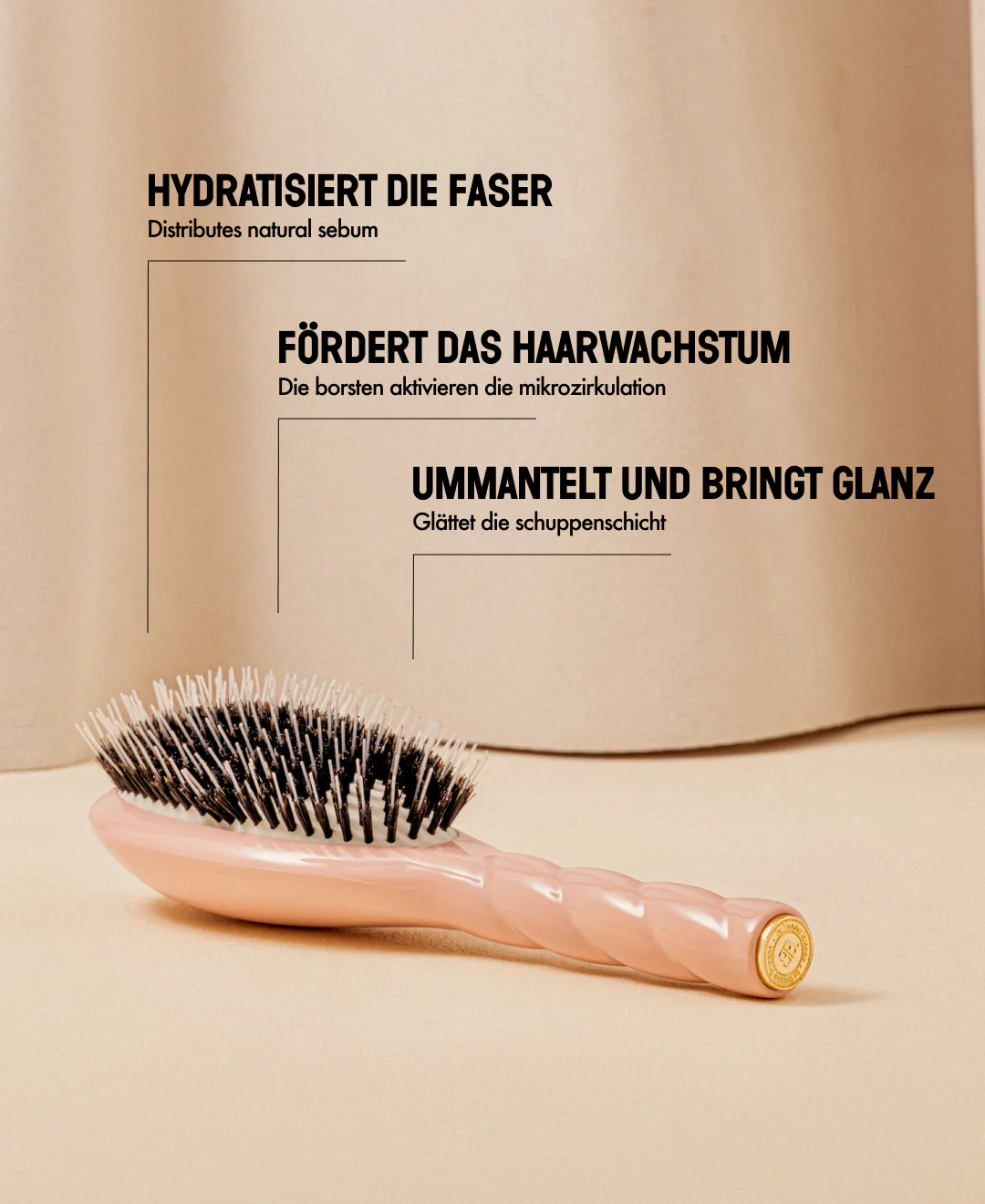 N.02 La Brosse Démêlante & Soin l'Indispensable Rose Poudré - Image 11