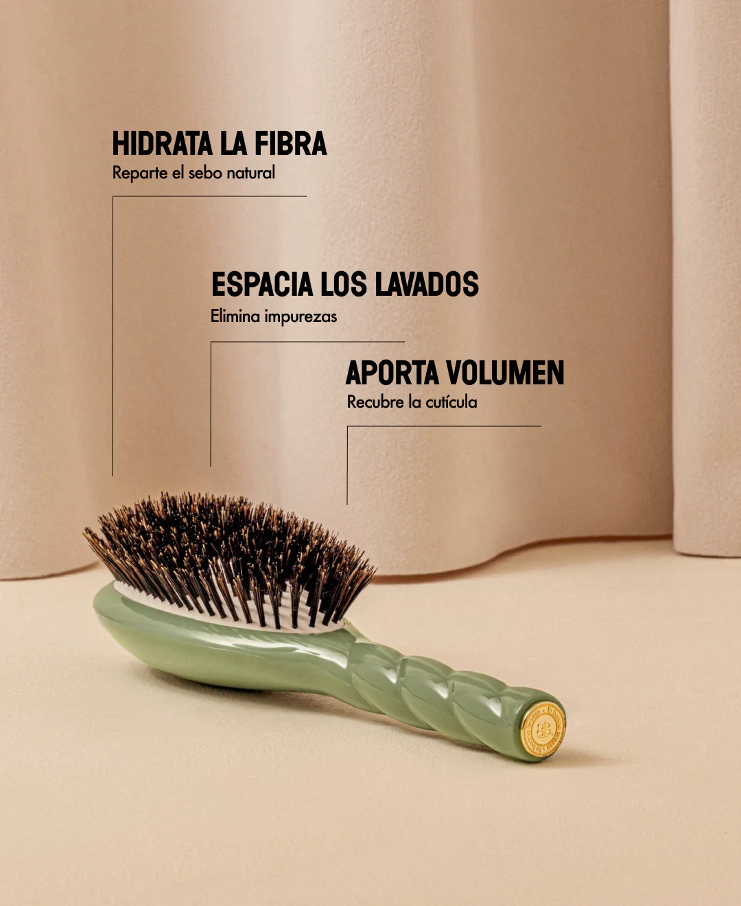 N.01 La Brosse Brillance & Soin l'Universelle Vert Amande - Image 14