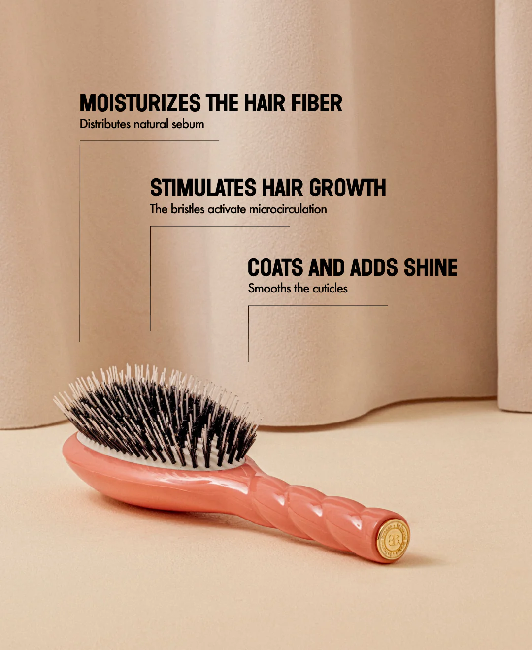 N.02 La Brosse Démêlante & Soin l'Indispensable Corail - Image 13