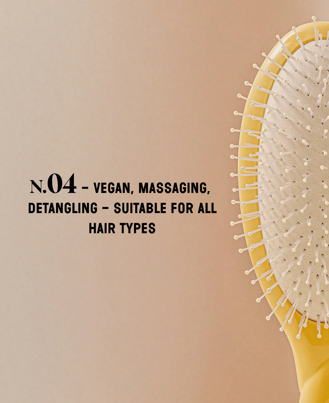 N.04 La Brosse Démêlante & Massante La Miracle Jaune Safran - Image 8